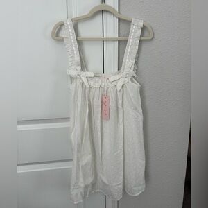 Elegant White Mini Dress